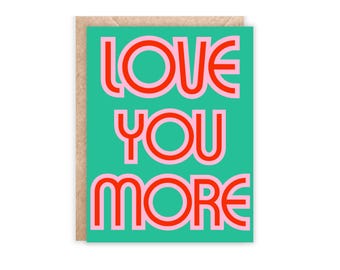 Je t'aime plus | Cartes d'amour | Cartes de fête des mères