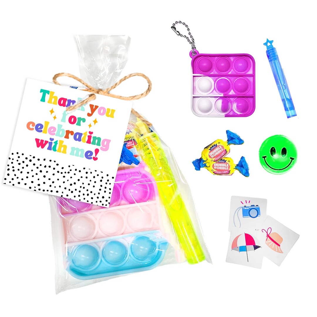 Pop It Party Favors Kids Party Favors Summer Handouts Etsy