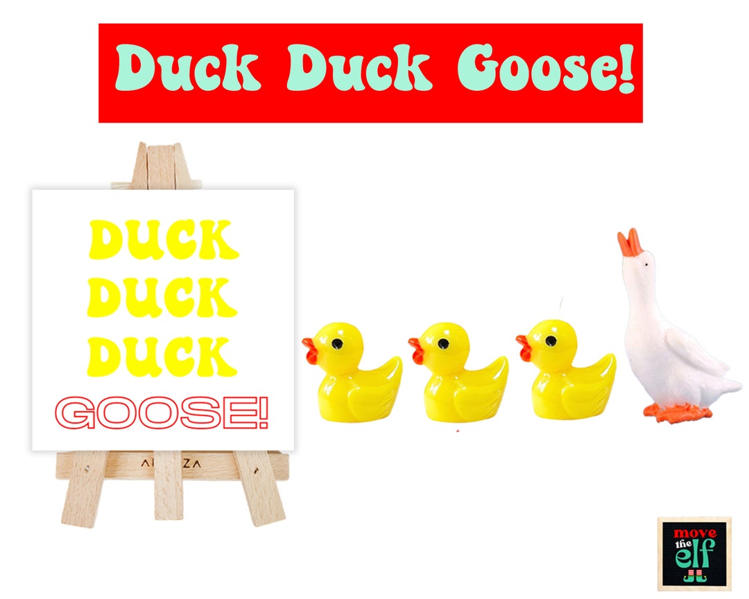 Mini Resin Ducks Duck Duck Goose Game Fairy Garden Etsy