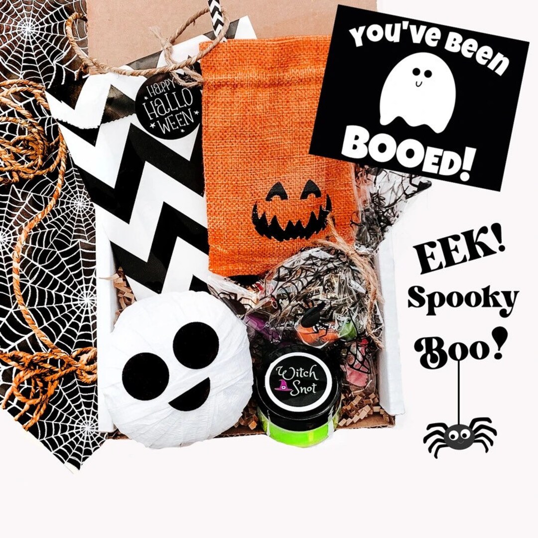 Halloween Boo Box Halloween Gift Box Halloween Gift Etsy
