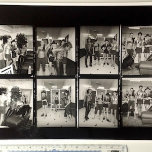 The Spice Girls | Enlarged Contact Sheet | 14 x 11 inch | Spice World | Britpop | Posh Spice, Baby Spice, Sporty Spice, Scary Spice