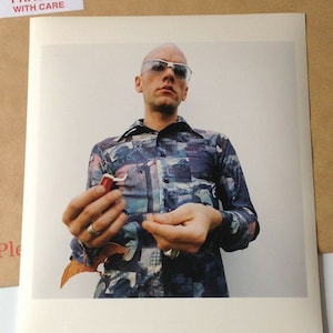 Michael Stipe | Promo(tion) Photograph | R.E.M. | R.E.M. Orange Crush | American Rock Band | Gift for a R.E.M. Fan | Gift For The One I Love