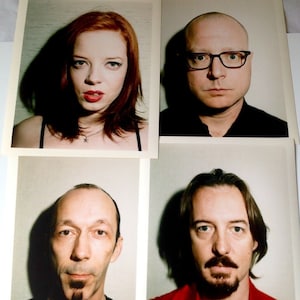 Shirley Manson | 4 x Promo(tion) Photographs | Garbage | Butch Vig, Steve Marker, Duke Erikson | Mug Shot Portraits | 90&#39;s Industrial Rock