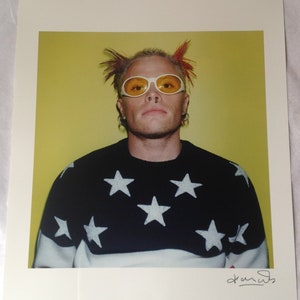 Keith Flint / The Prodigy / Opere d&#39;arte personalizzate / Fotografia di tipo C stampata a mano / Elettronica / Musica techno / Regalo per un fan prodigio