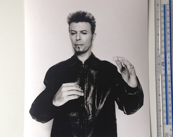 David Bowie | Promo(tion) Photograph | Oct 96 | Bowie At Fifty | Bowie Memorabilia | David Bowie Lover | Gift For A David Bowie Fan