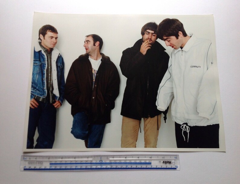 Noel Gallagher 90s British Music Oasis Supersonic Oasis Live Forever C-type Hand Printed Colour Photograph Liam Gallagher Oasis