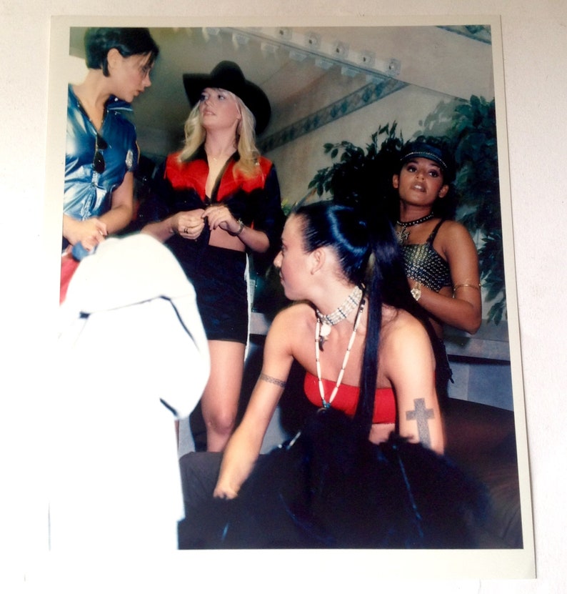 C-type Hand Printed Photograph Emma Bunton Melanie Chisholm Melanie Brown Victoria Beckham The Spice Girls Gift For Spice Girl Fan