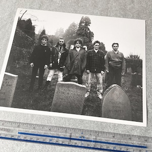 The Cure | Black & White Photo Print | Wild Mood Swings, 1996, Robert Smith, Simon Gallup | Rare The Cure Photograph, Gift For The Cure Fan image 3