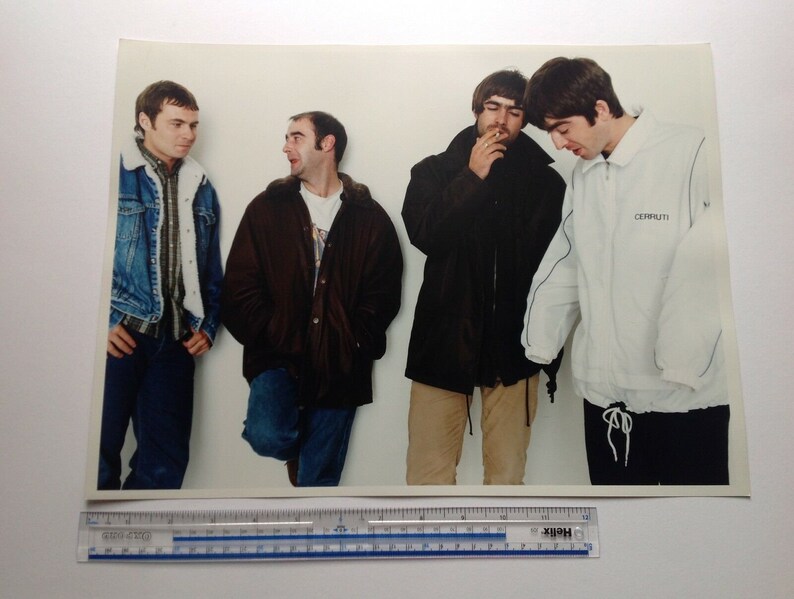 Noel Gallagher 90s British Music Oasis Supersonic Oasis Live Forever C-type Hand Printed Colour Photograph Liam Gallagher Oasis