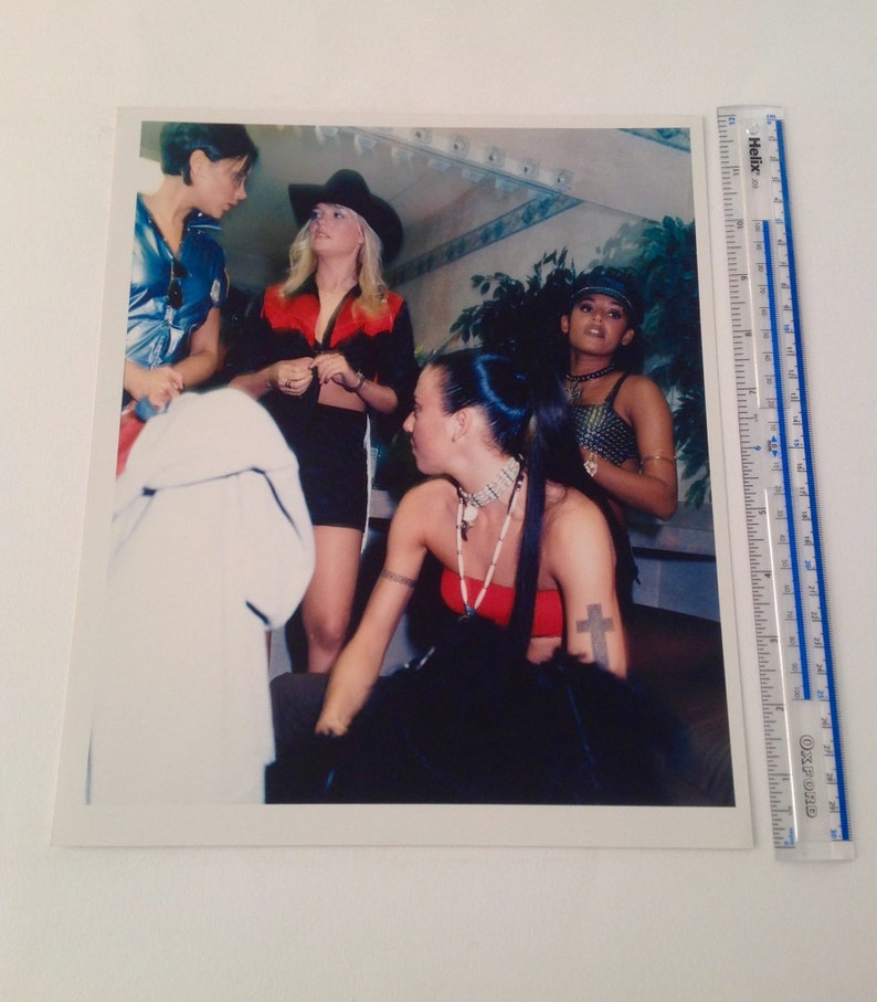 C-type Hand Printed Photograph Emma Bunton Melanie Chisholm Melanie Brown Victoria Beckham The Spice Girls Gift For Spice Girl Fan