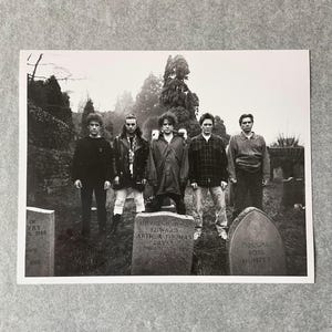 The Cure | Black & White Photo Print | Wild Mood Swings, 1996, Robert Smith, Simon Gallup | Rare The Cure Photograph, Gift For The Cure Fan image 4
