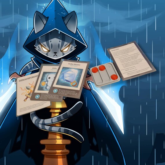 Here to Slay Action Points Counter Card Game Kartenspiel Etsy