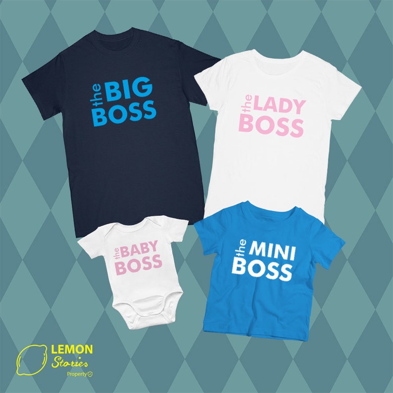 Big Boss Lady Boss Mini Boss Baby Boss Shirt Boss Lady Tshirt Etsy