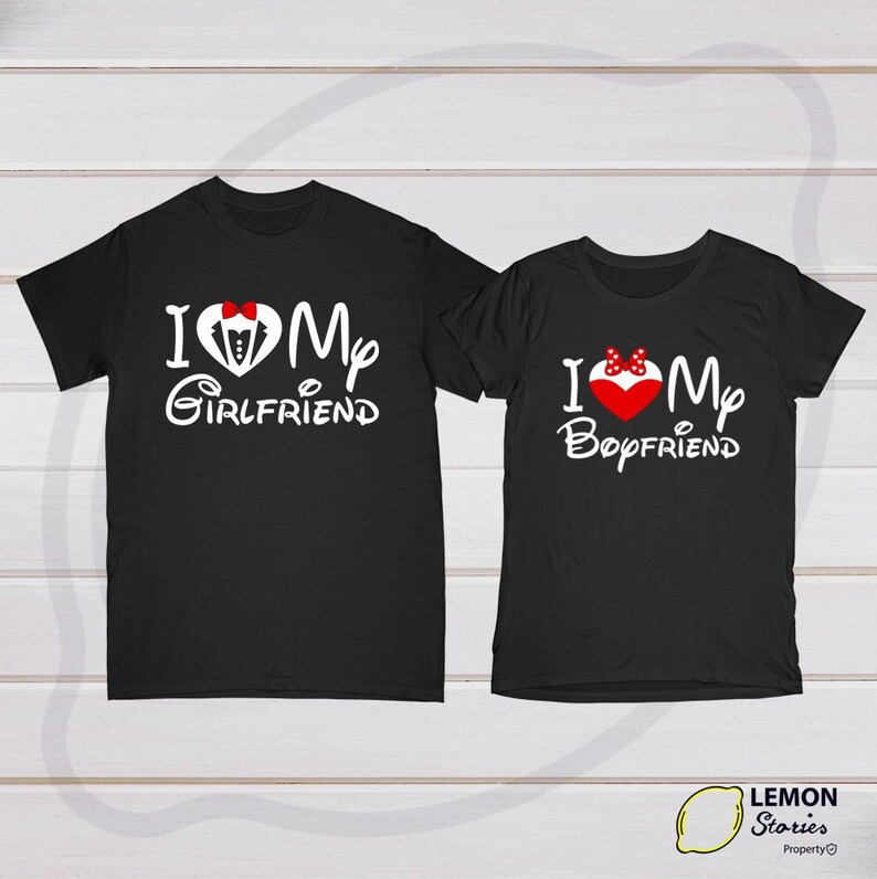 boyfriend girlfriend disney shirts