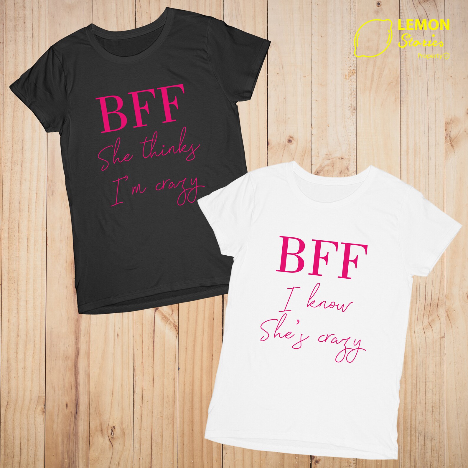 Best Friends Matching Tshirts Bff tshirt Price for 1 Etsy
