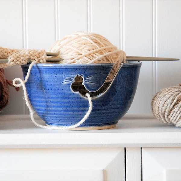 Cat Yarn Bowl Etsy