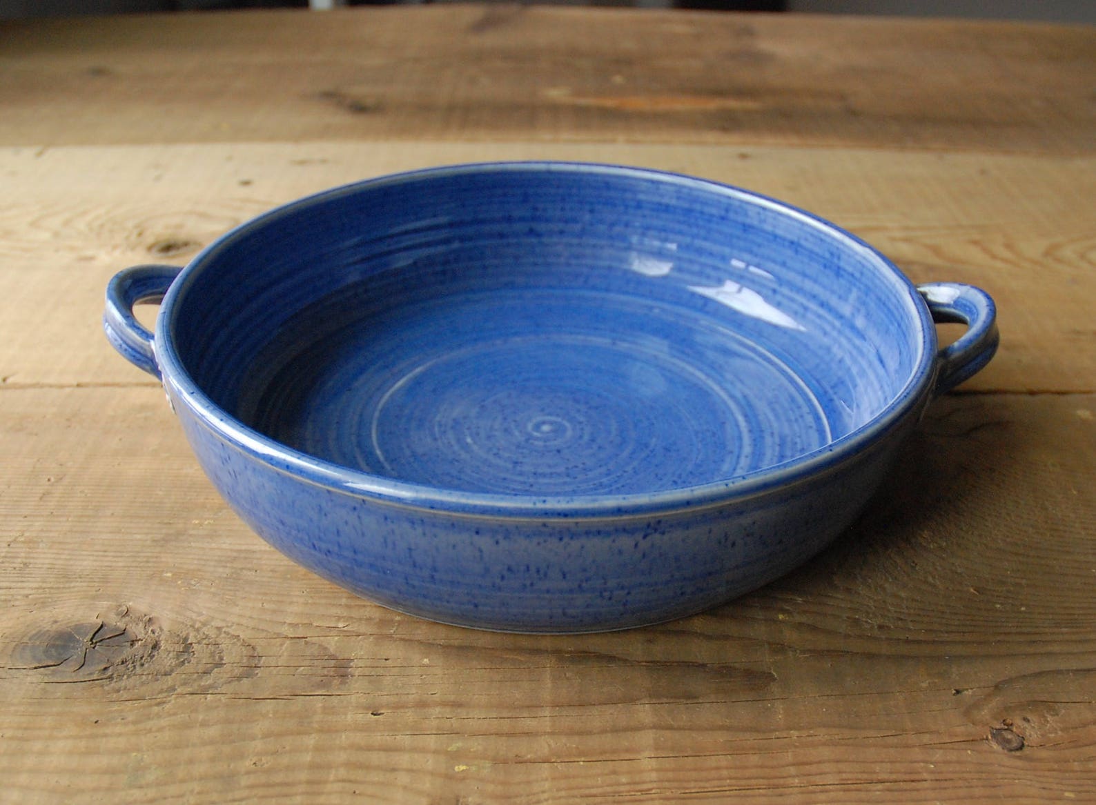 Blue Ceramic Casserole Dish Ovenproof Au Gratin Dish Ceramic Etsy