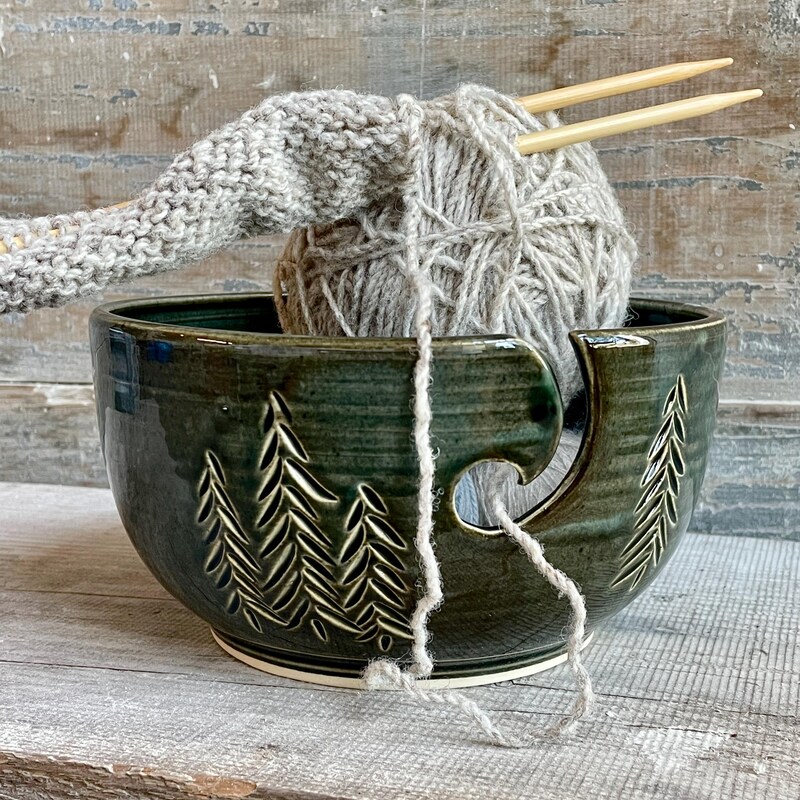 Ceramic Yarn Bowl Etsy