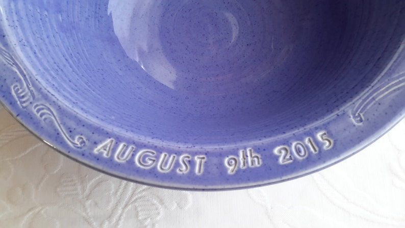 personalized wedding gifts, personalized anniversary gifts, ceramic bowl, unique wedding gifts, ceramic serving bowls, wedding gift ideas image 4
