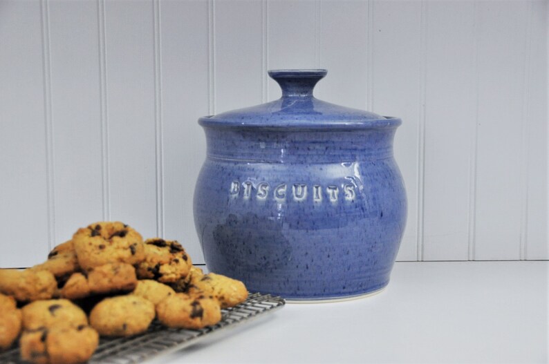 Ceramic Cookie Jar With Lid Handmade Pottery Cookie Jar Etsy UK