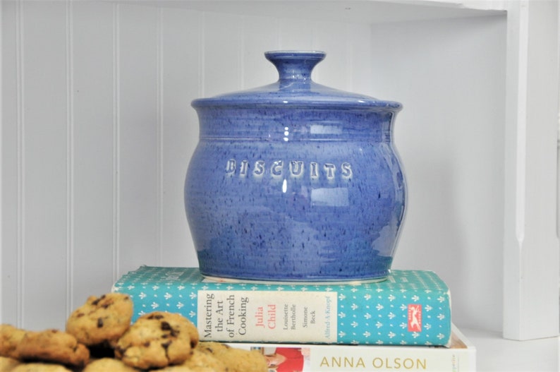 Ceramic Cookie Jar With Lid Handmade Pottery Cookie Jar Etsy UK