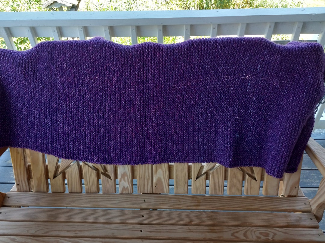 Prayer Shawl, Knitted, Comfort Shawl, Lap Blanket Etsy