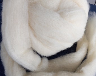 Wool roving for craft projects. Felting wool