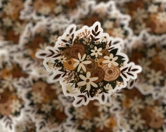 Autumn Floral Bouquet Sticker