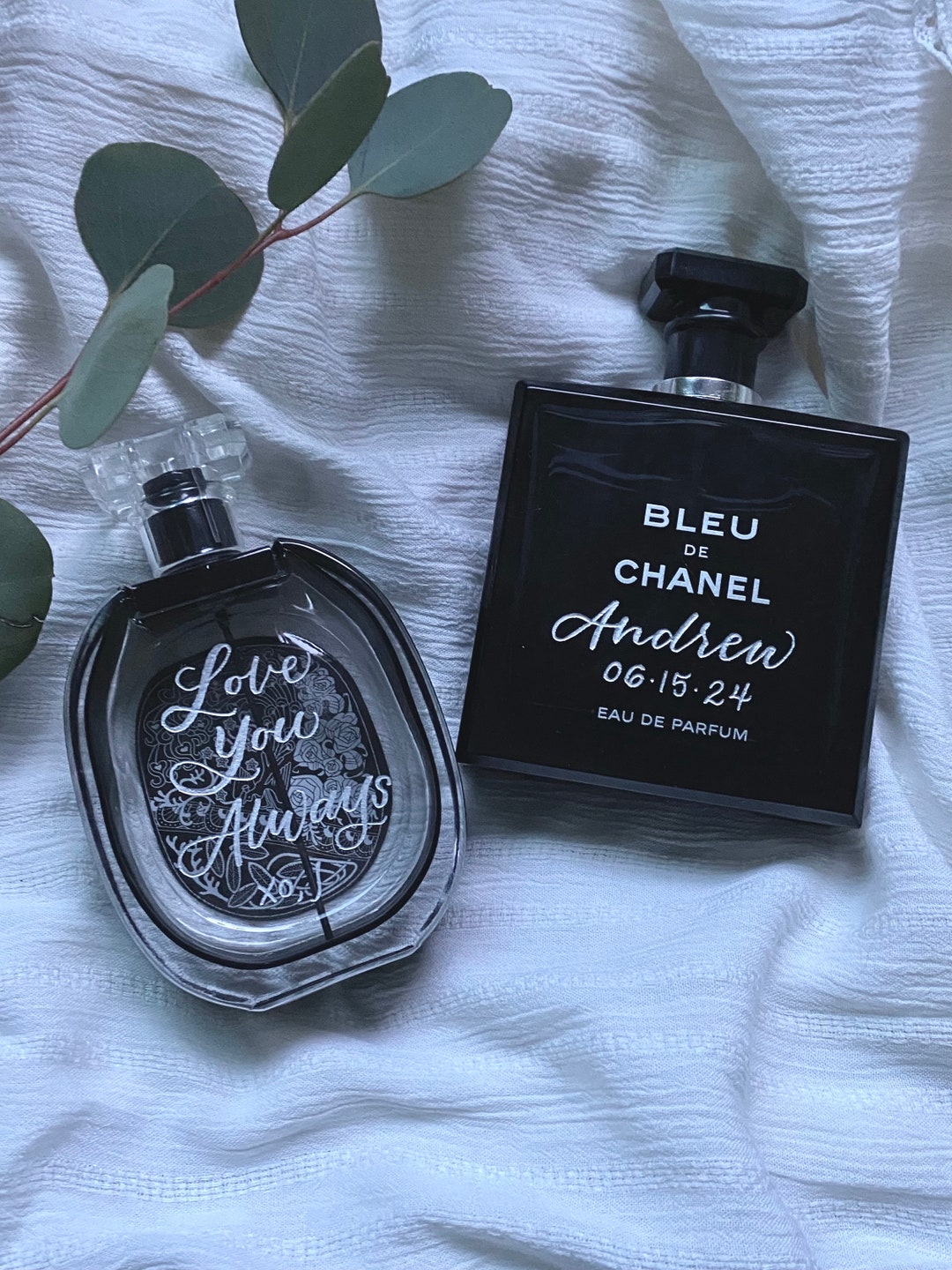 Engraved Perfume Bottle Engraved Cologne Wedding Day Perfume Grooms  Gift Brides Gift Bridal Perfume Groom Cologne