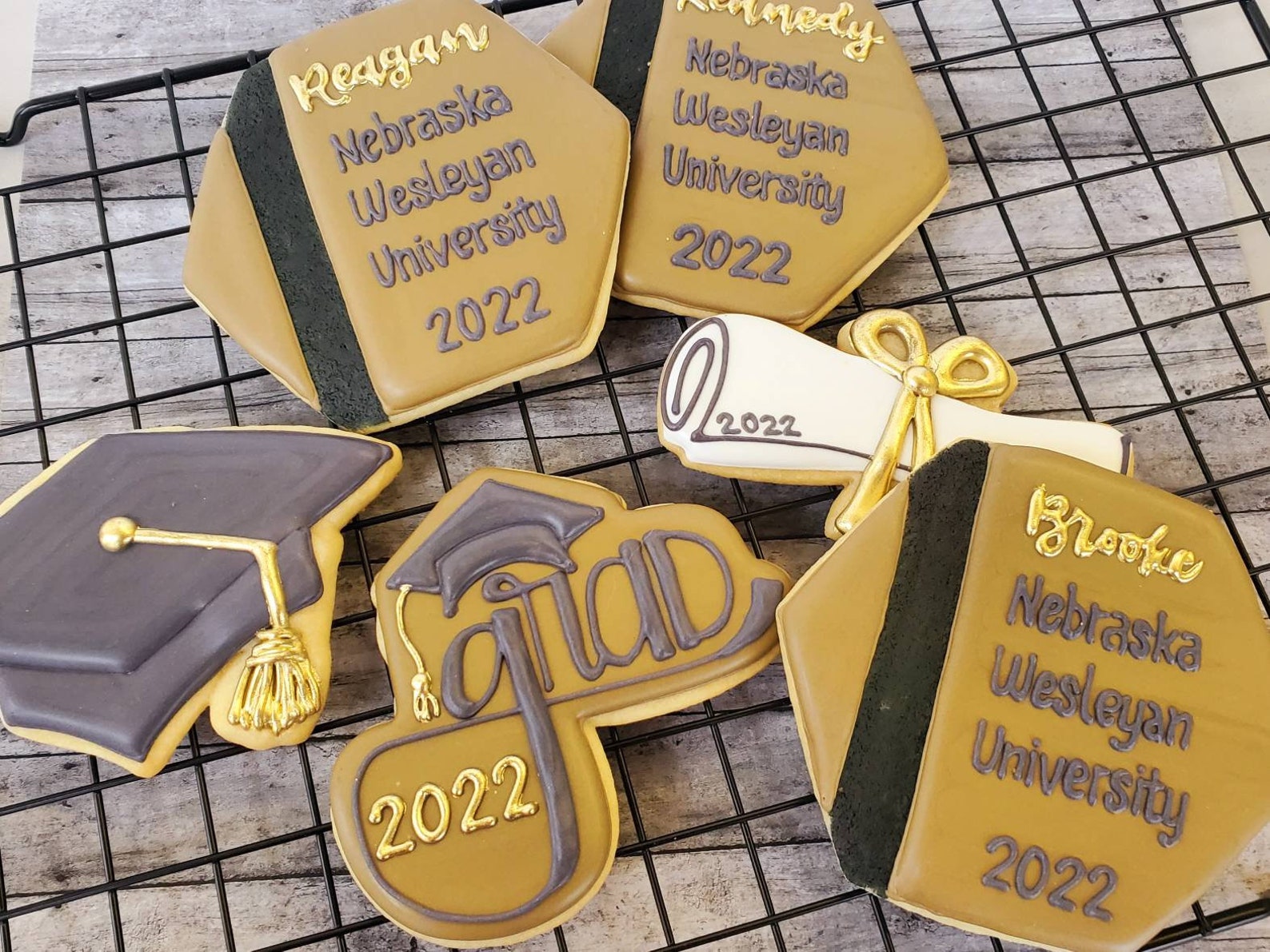 Graduation Sugar Cookies Custom Made and Decorated by Hand Etsy