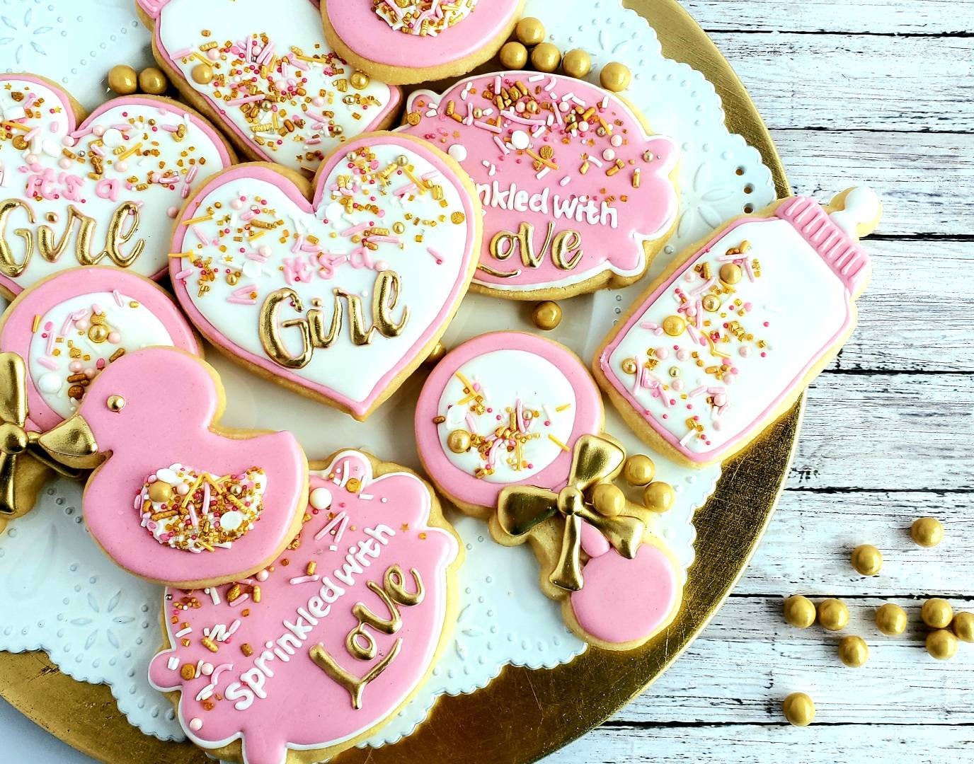 Baby Sprinkle Baby Shower Sugar Cookies Custom Made and Etsy