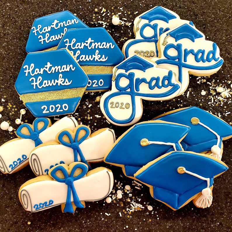 Graduation Sugar Cookies Custom Made and Decorated by Hand Etsy Australia