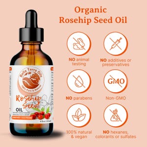 Rosehip Seed Oil Gallon 128oz - Wholesale Bulk Carrier Oil for Face Oil, Dry Skin, Serum and Lotion Making - Makers and Studios image 3