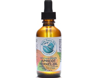 APRICOT KERNEL OIL Pure Cold-pressed Unrefined Organic Natural Moisturizer for Skin and Hair