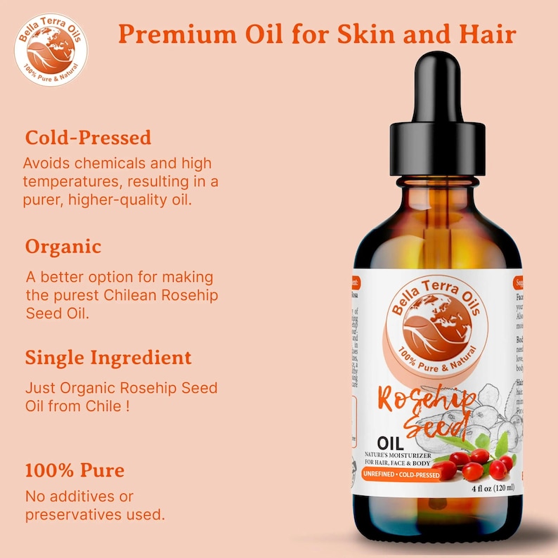 Rosehip Seed Oil Gallon 128oz - Wholesale Bulk Carrier Oil for Face Oil, Dry Skin, Serum and Lotion Making - Makers and Studios image 7
