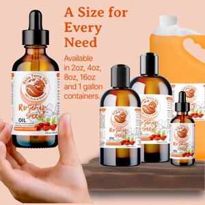 Rosehip Seed Oil Gallon 128oz - Wholesale Bulk Carrier Oil for Face Oil, Dry Skin, Serum and Lotion Making - Makers and Studios image 8