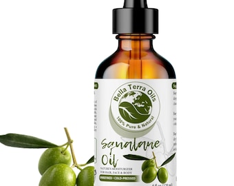 Natural Olive Squalane Oil for Face, Dry Skin and Glow - Skin, Hair and Massage Carrier Oil, DIY Skincare, Soap and Lotion Making