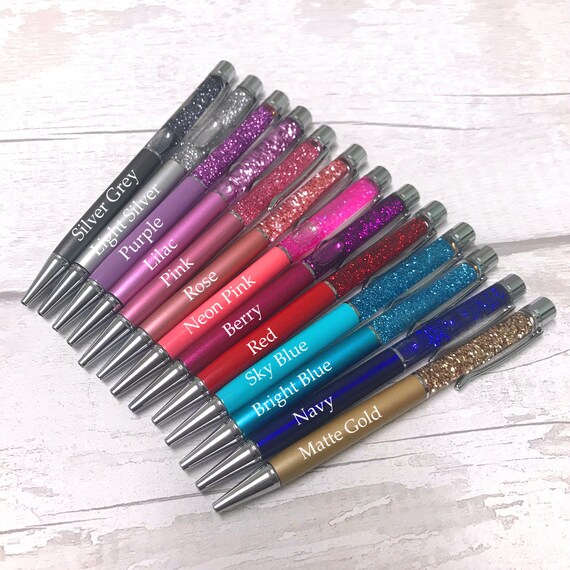 Confezione di 10 PENNE GEL più brillante /& Sparkle Glitter per casa scuola ufficio UK Venditore