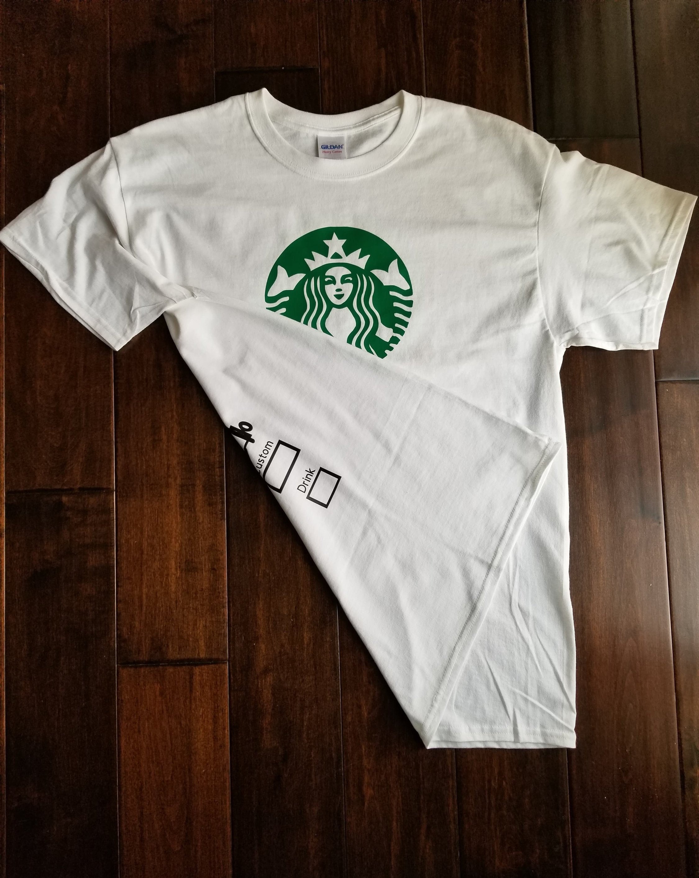 weed tee 00s 90s Starbucks パロディ　企業 Vintage 90s Amsterdam Weed Leaf T-Shirt Marijuana Sto\u2026 - Gem