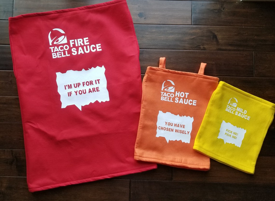 Hot Sauce Packet Costume Etsy