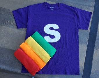 Taste the rainbow....be the rainbow! Skittles Halloween costume!