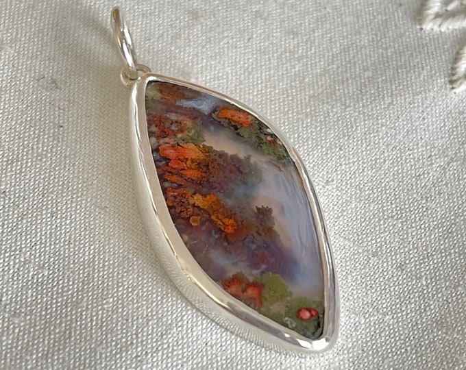 Agate Pendant, Silver (AGP3)