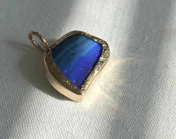 Boulder Opal Pendant, 14k (PIP4)