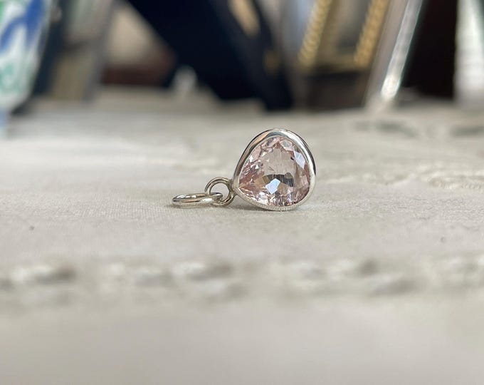 Morganite Pendant, Silver (MFP2)