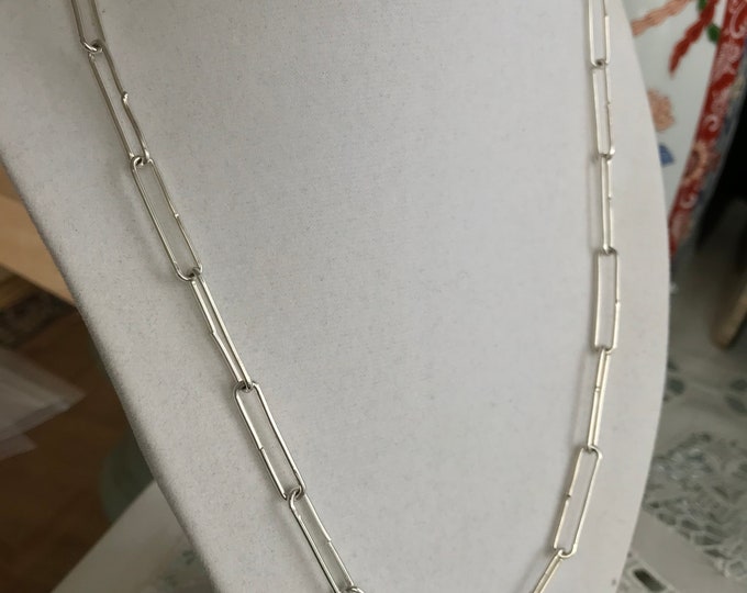 Large Funky Link Chain, Sterling Silver (FLS21)