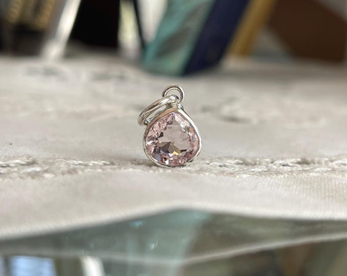 Morganite Pendant, Silver (MFP3)