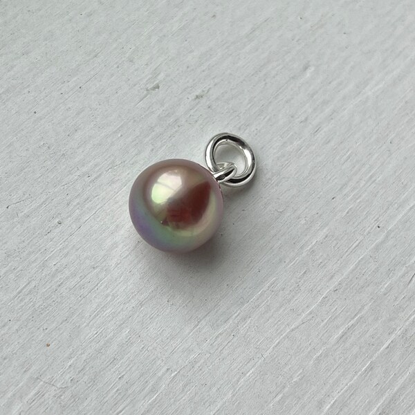 Cultured Freshwater Pearl Pendant, Silver (PP27)