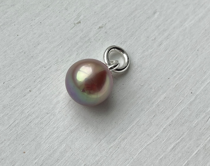 Cultured Freshwater Pearl Pendant, Silver (PP27)