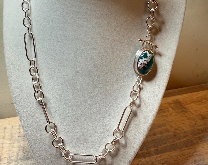 Funky Five Link with Aquaprase Toggle, Silver (FFS11)