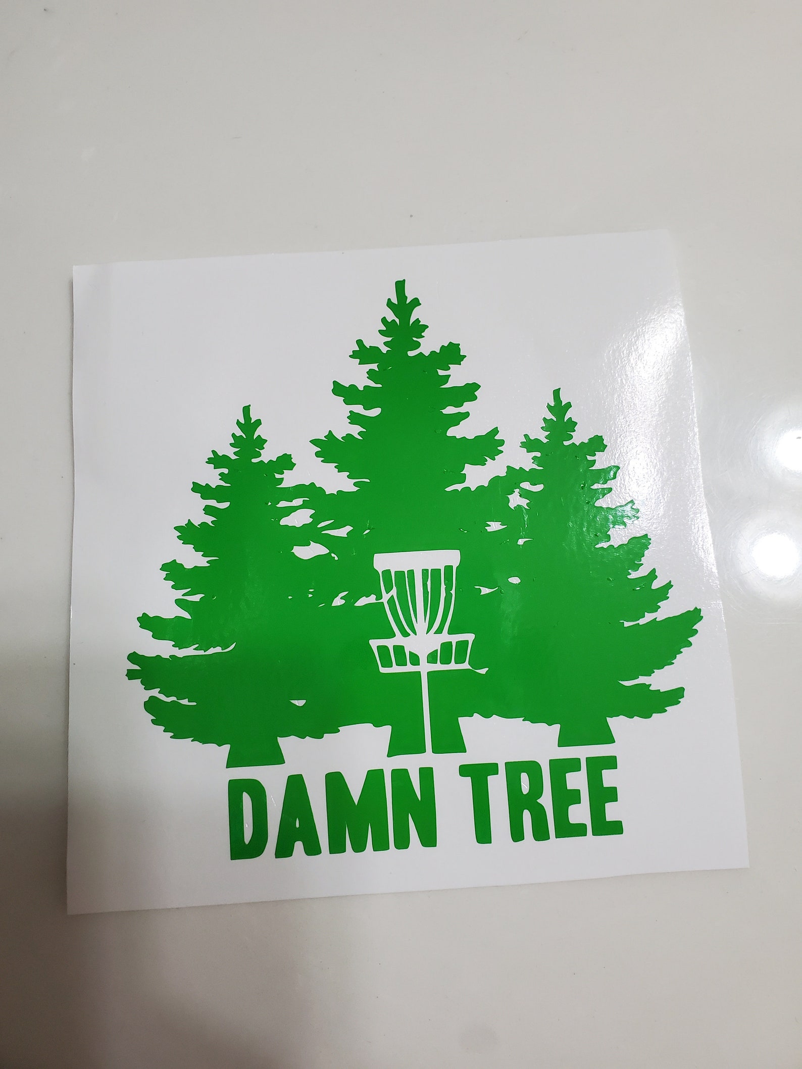 Disc golf vinyl decal Etsy